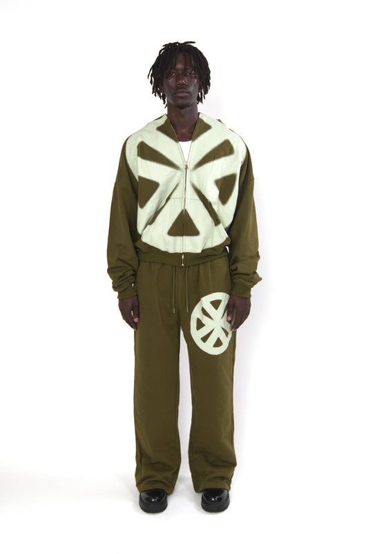 VON OLIVIER GREEN S3 SWEAT SUIT